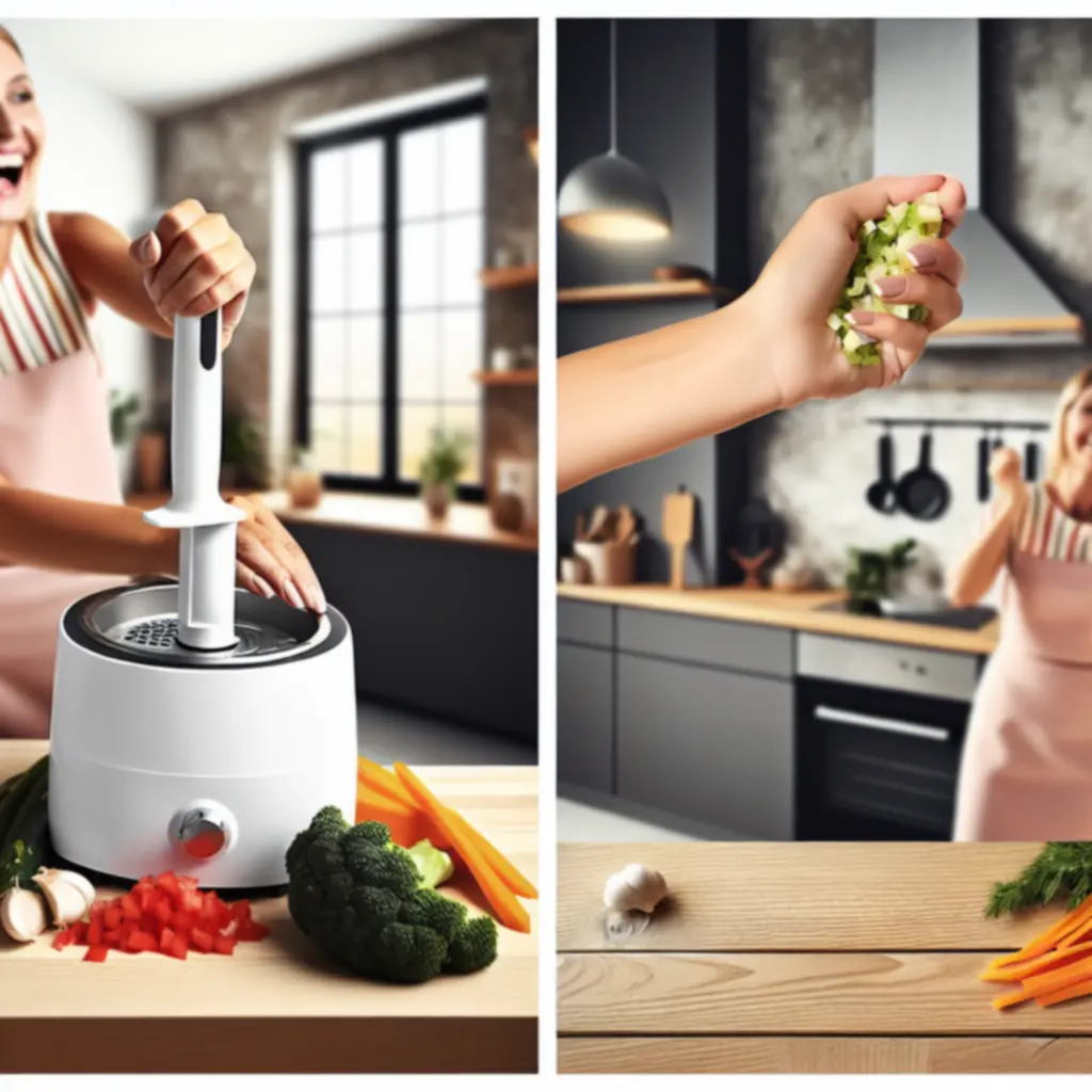 Polecany gadżet kuchenny w użyciu na blacie kuchennym