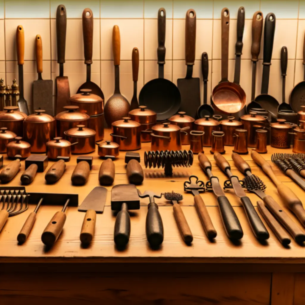 Zestaw zdjęć produktów kuchennych w galerii